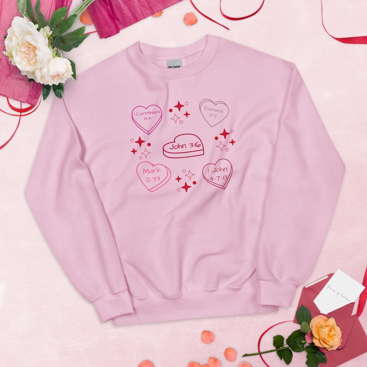 Candy Hearts Women's Sweatshirt