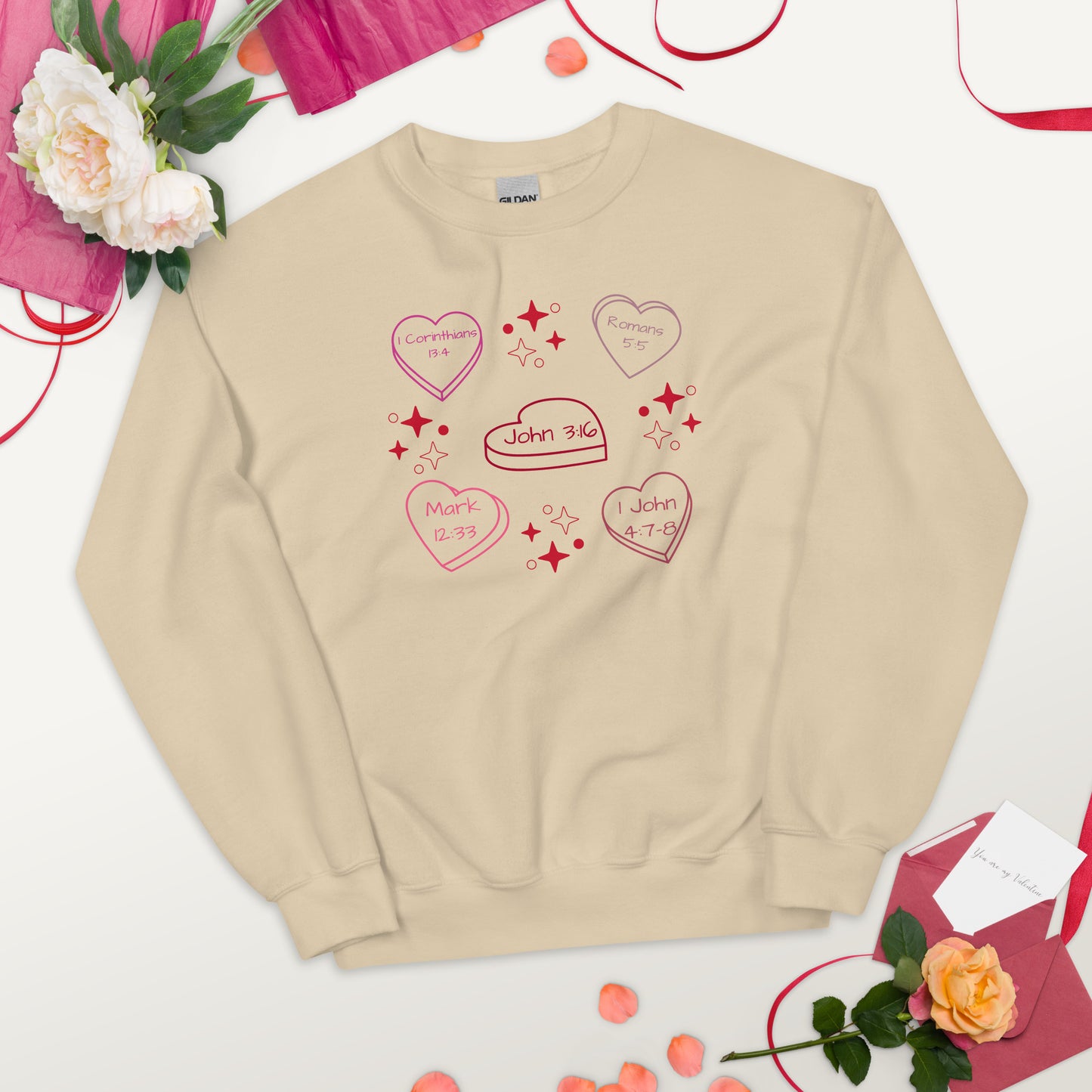 Candy Hearts Women's Sweatshirt