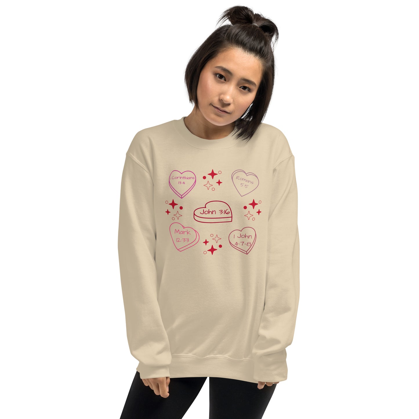 Candy Hearts Women's Sweatshirt