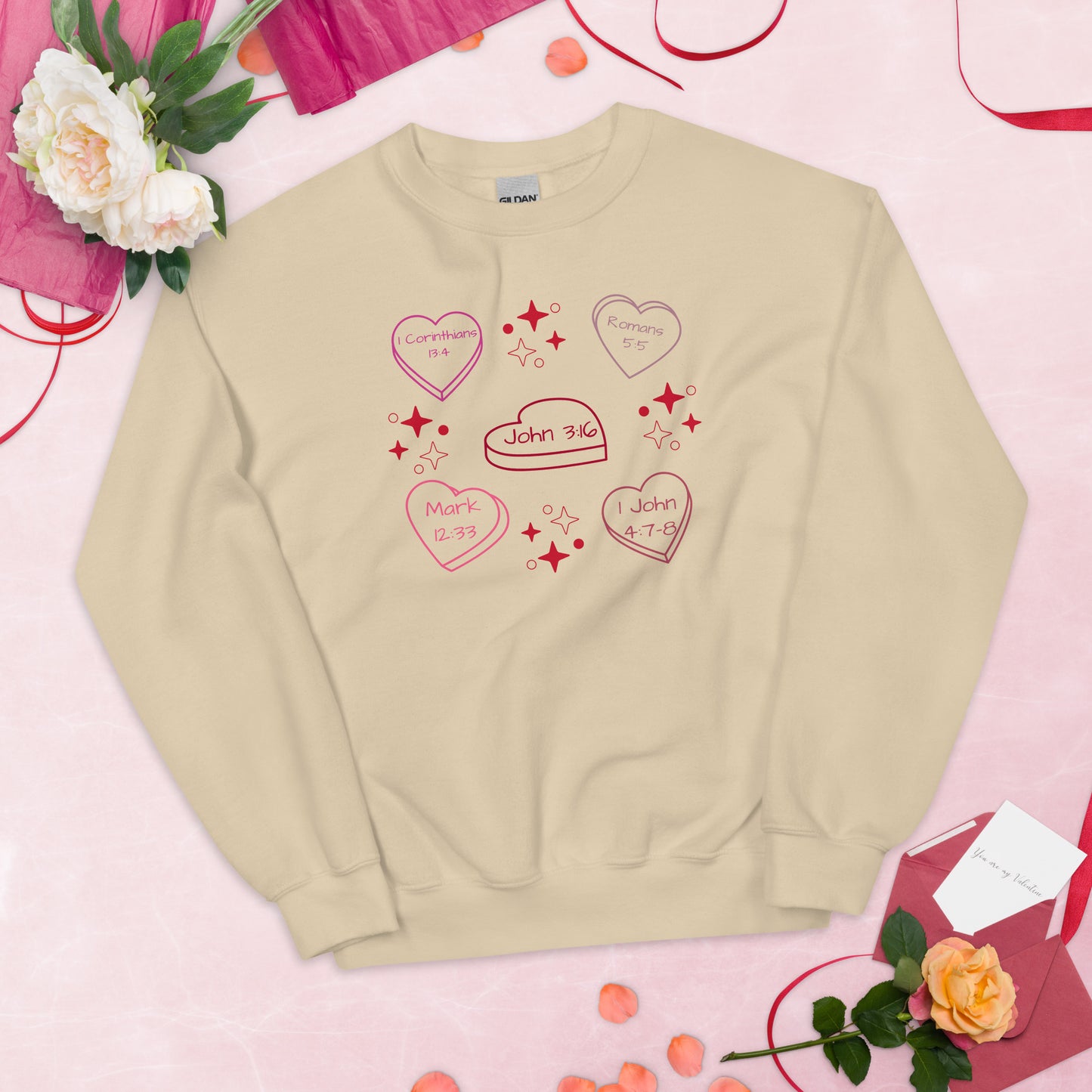 Candy Hearts Women's Sweatshirt