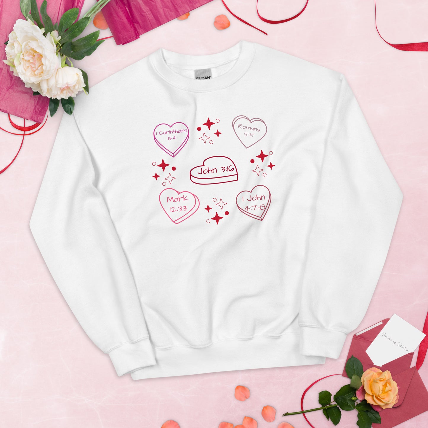 Candy Hearts Women's Sweatshirt