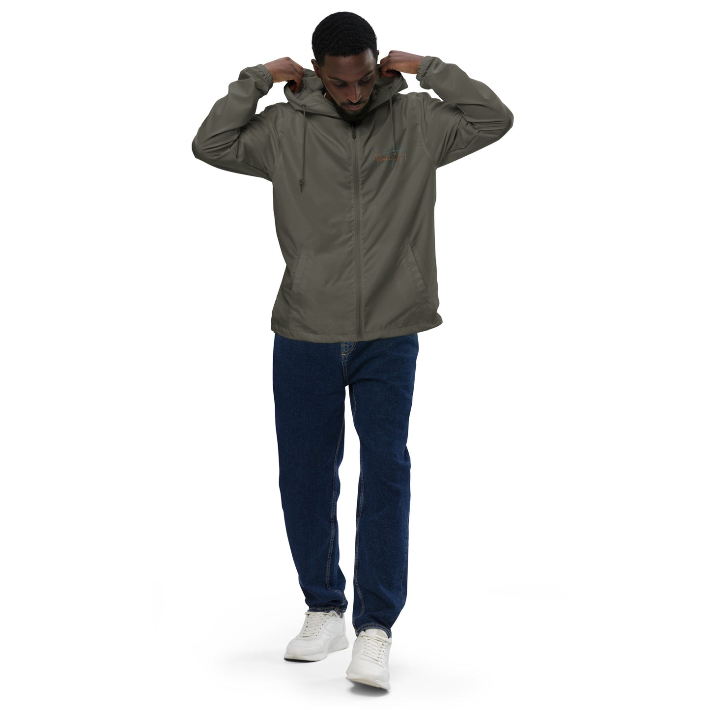 Psalm 95:1 Lightweight Windbreaker Jacket