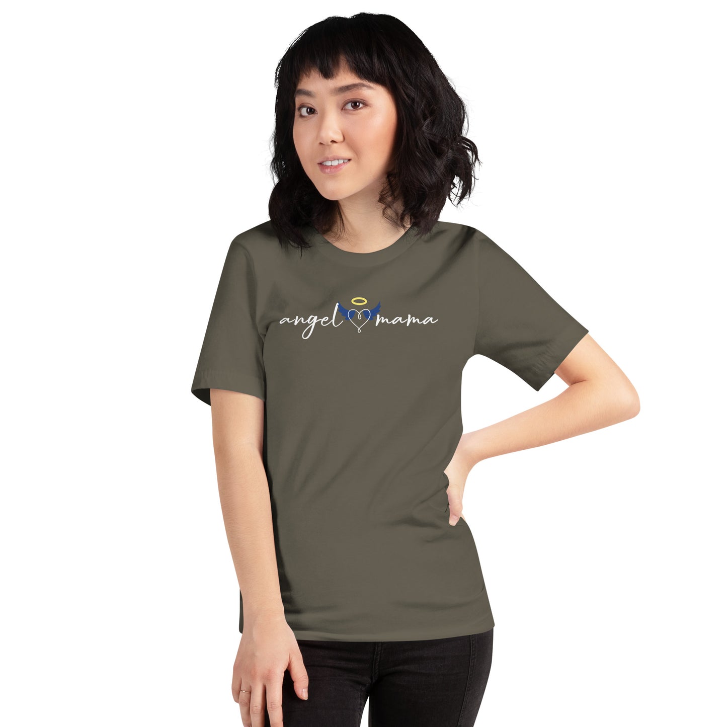 Angel Mama Wings Women's Short Sleeve T-Shirt