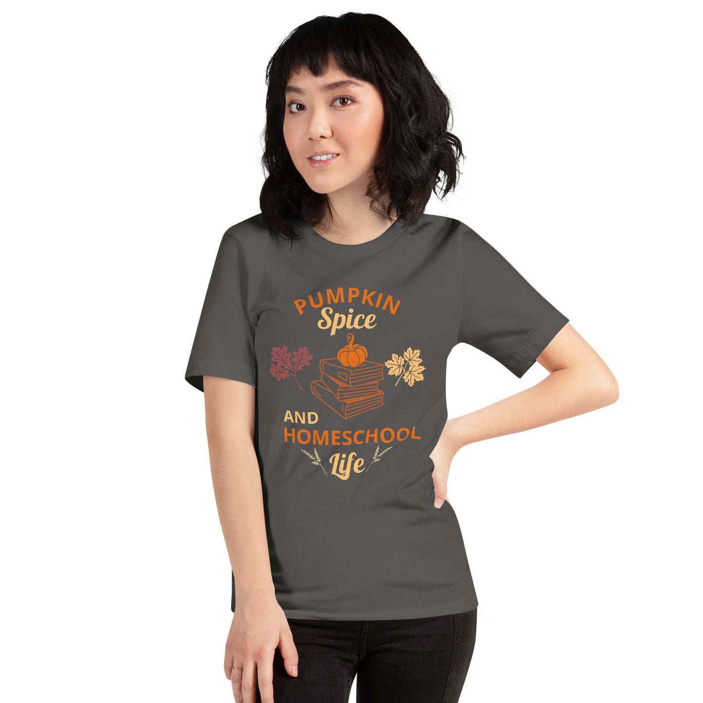 Pumpkin Spice Homeschool Women's Short Sleeve T-Shirt