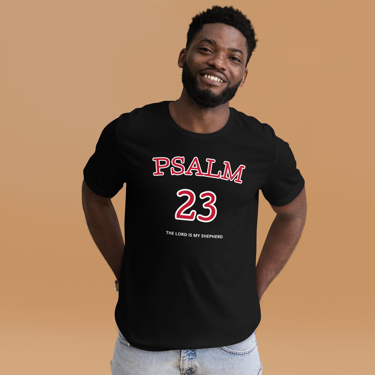 Psalm 23 Dark Colors Short Sleeve T-Shirt