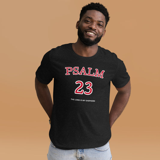 Psalm 23 Dark Colors Short Sleeve T-Shirt