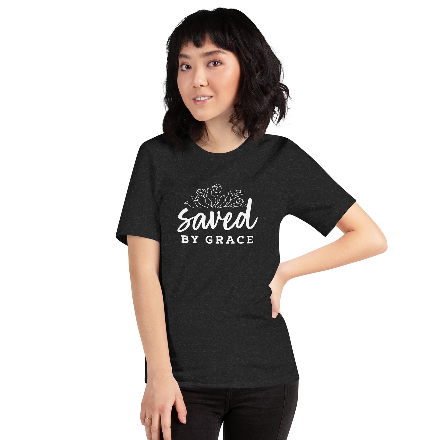 Saved By Grace Women's Short Sleeve T-Shirt