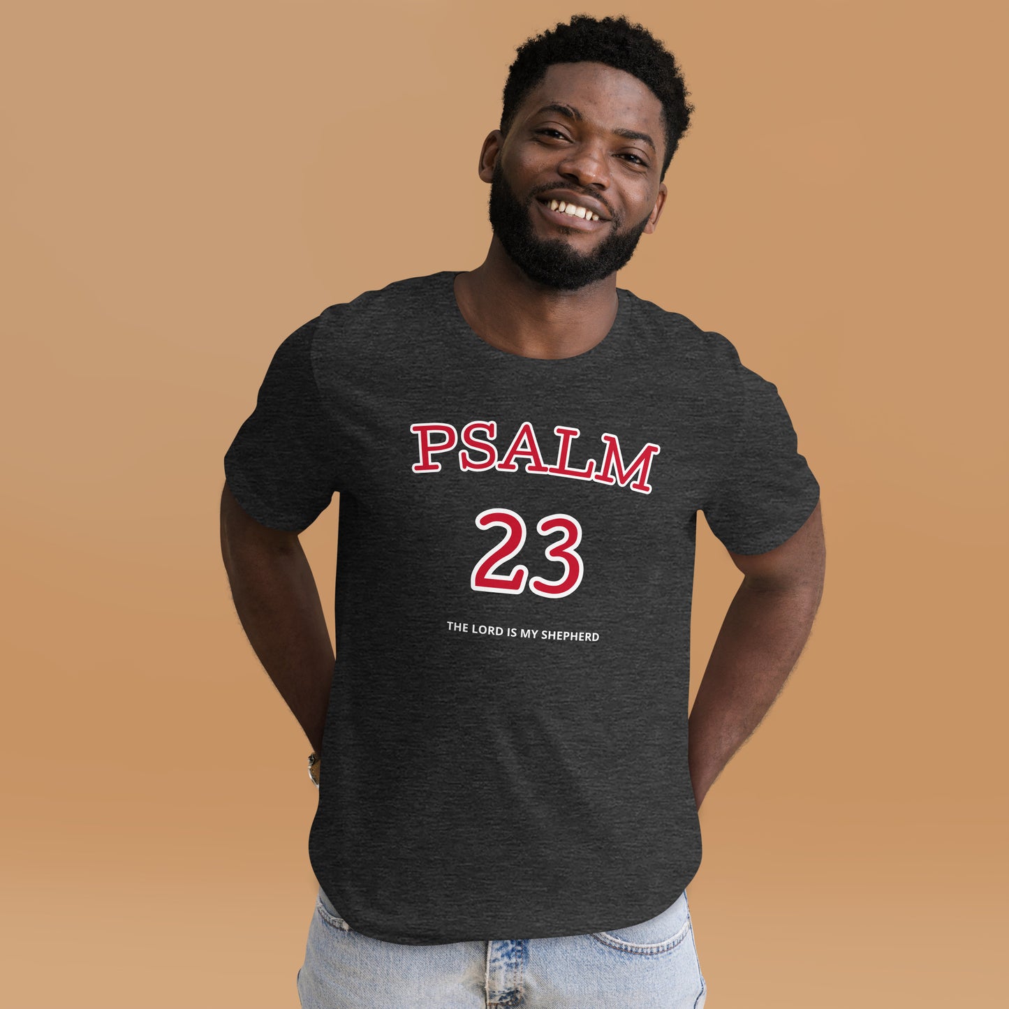 Psalm 23 Dark Colors Short Sleeve T-Shirt