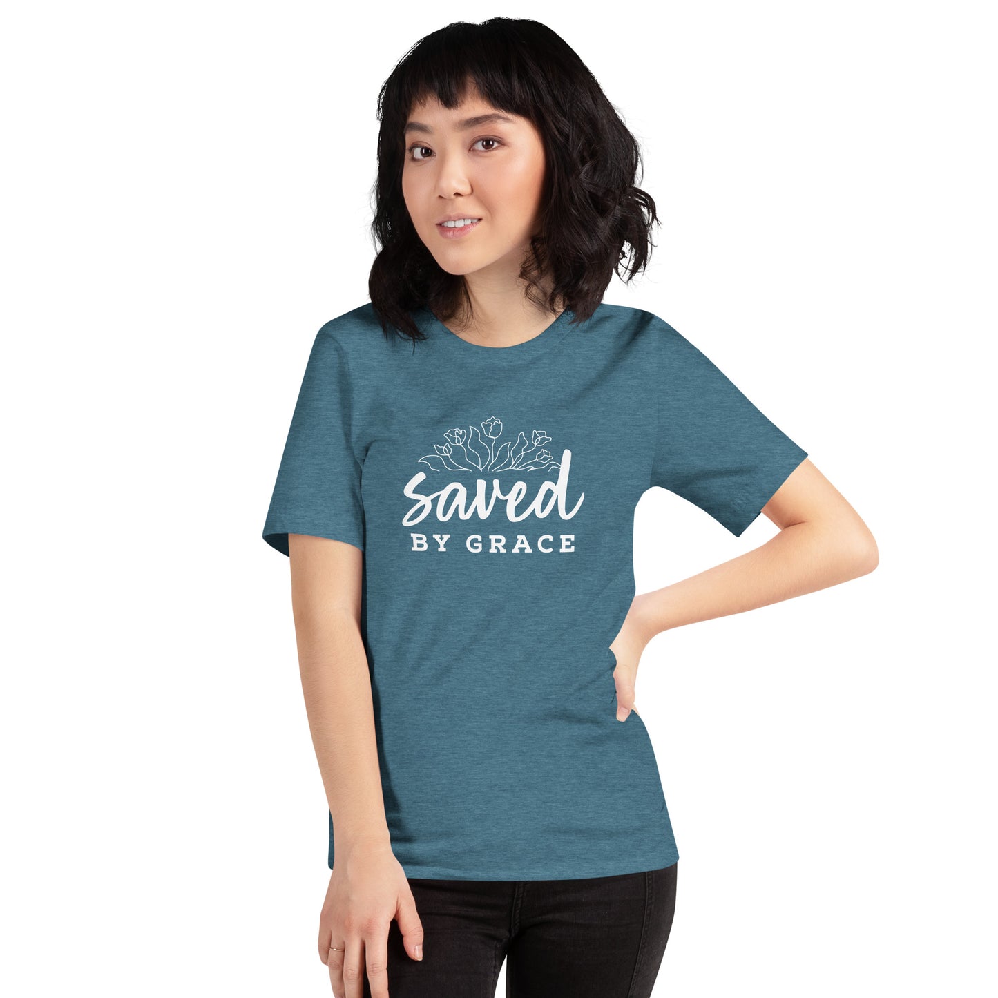 Saved By Grace Women's Short Sleeve T-Shirt