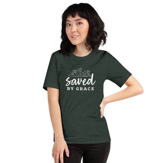 Saved By Grace Women's Short Sleeve T-Shirt