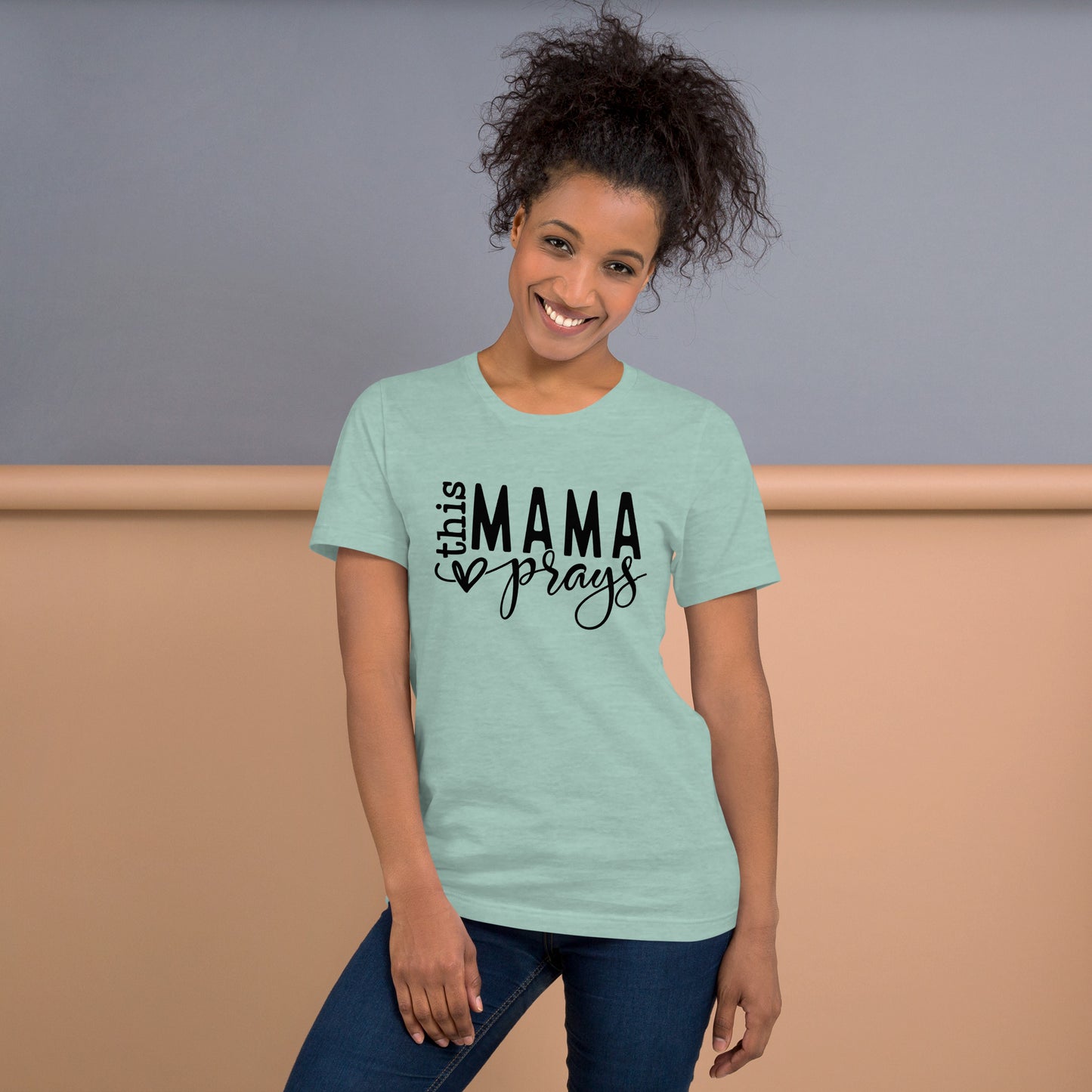 This Mama Prays Short Sleeve T-Shirt