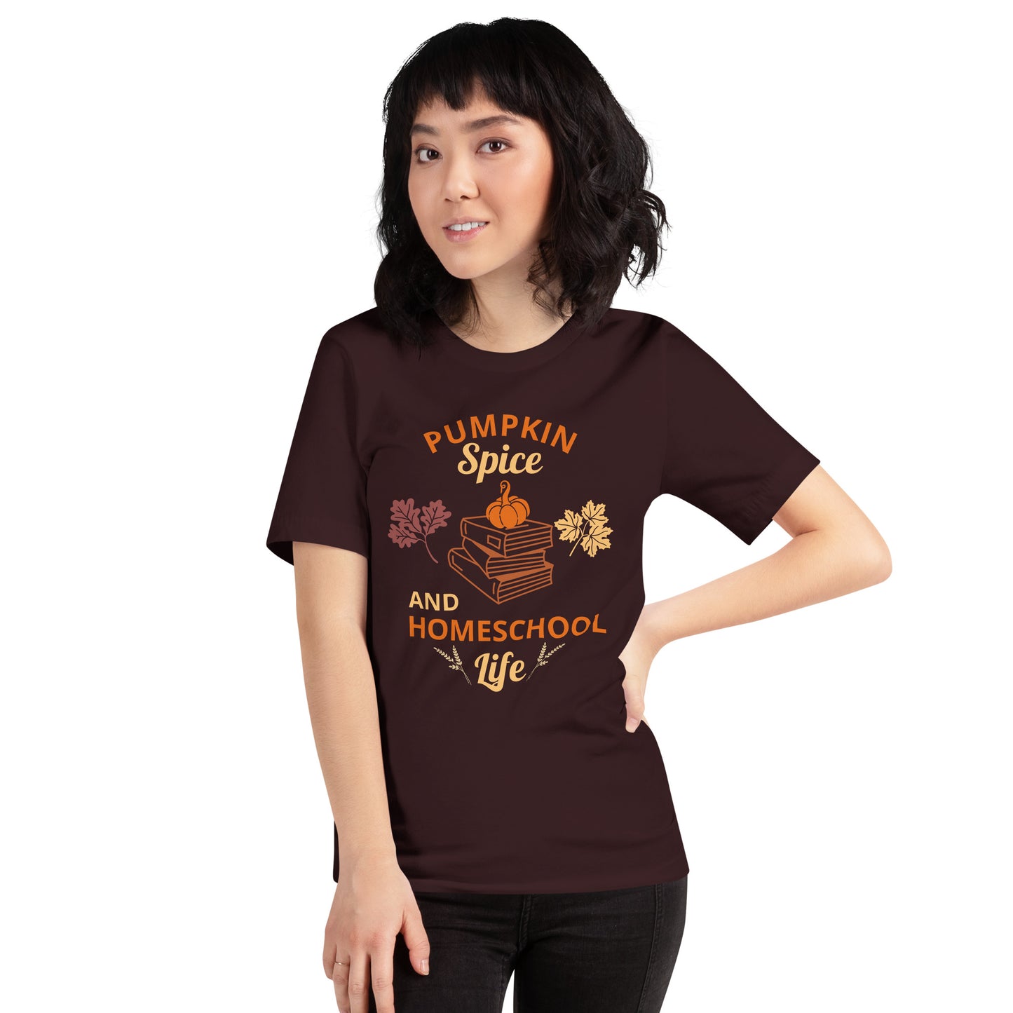 Pumpkin Spice Homeschool Women's Short Sleeve T-Shirt