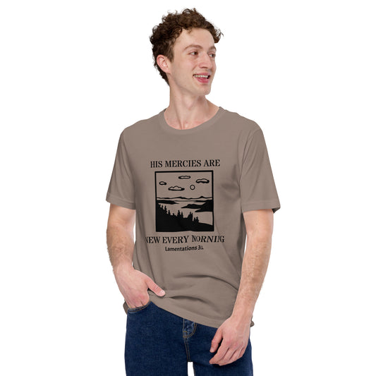 His Mercies Men's Short Sleeve T-Shirt