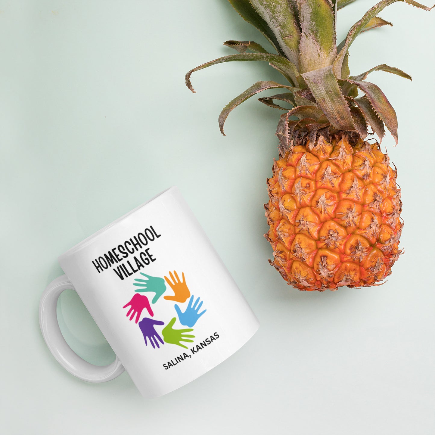 HSV White Glossy Mug