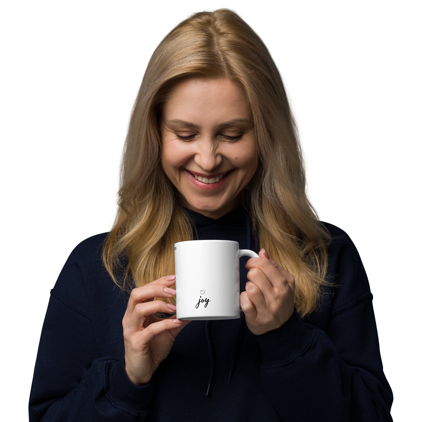 Joy Heart Glossy Mug