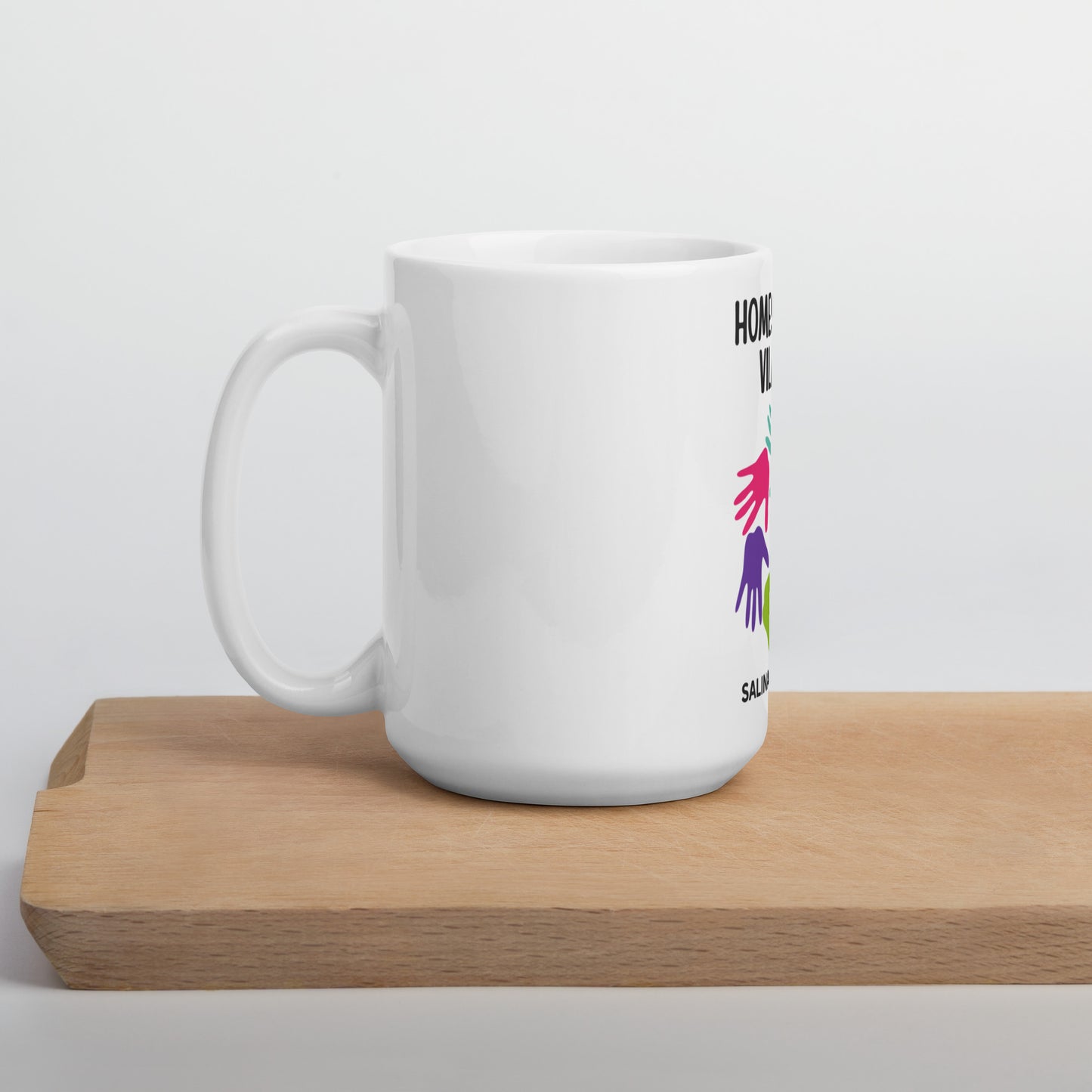 HSV White Glossy Mug