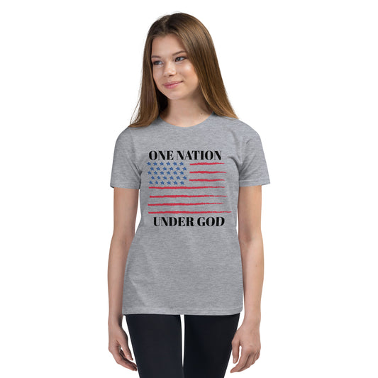 Flag One Nation Youth Short Sleeve T-Shirt