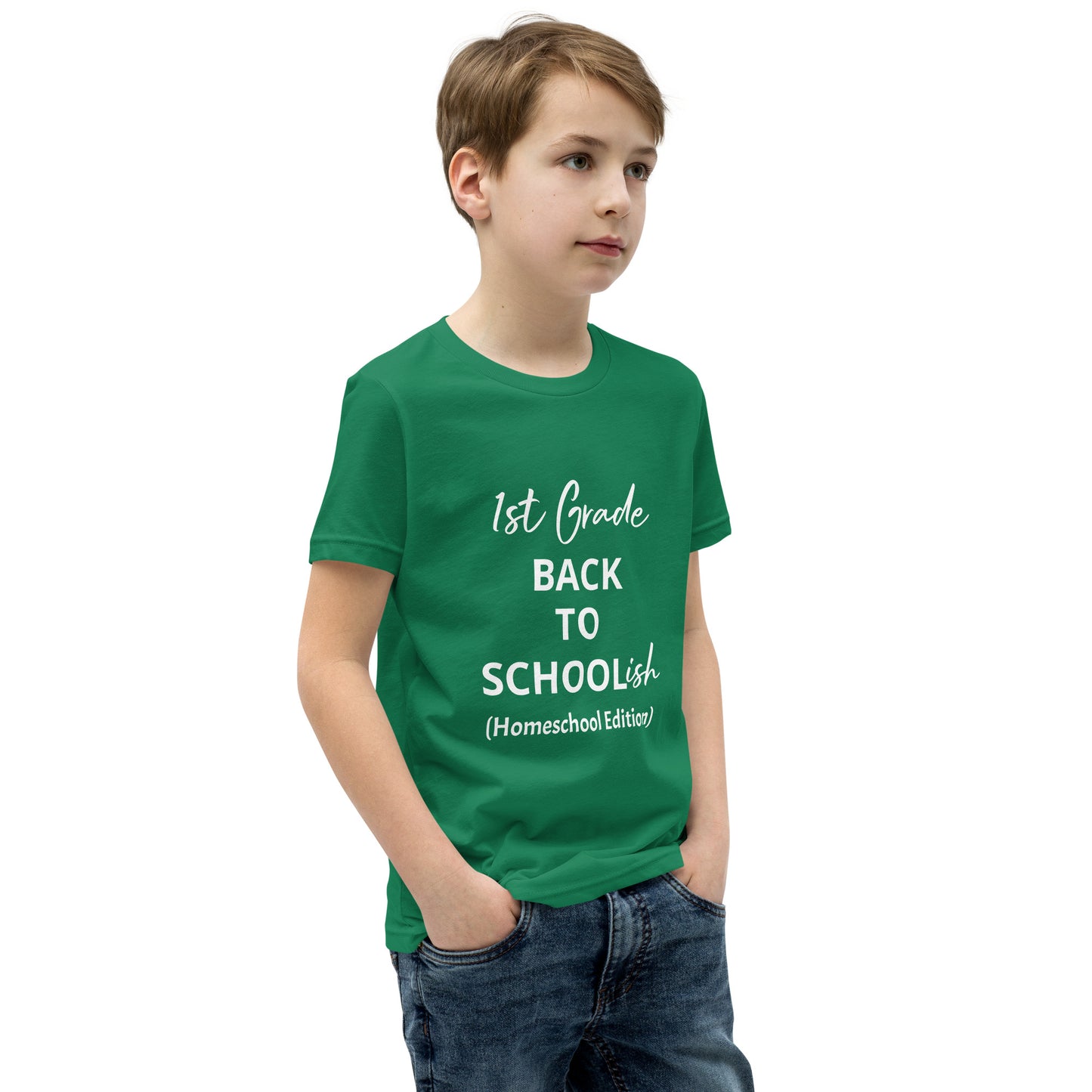 Kids Homeschool 1st Grade Back to School Short Sleeve T-Shirt