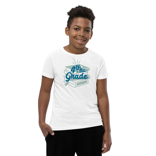 4th Grade Books Youth Short Sleeve T-Shirt