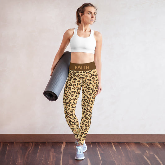 Women's Cheetah Faith Athletic Leggings