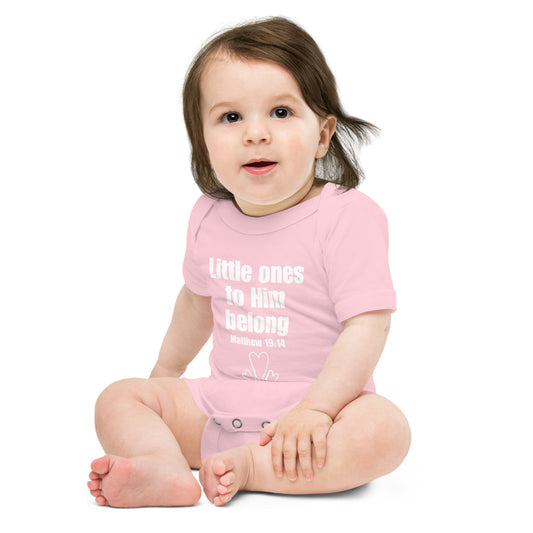 Belong Short Sleeve Baby Onesie