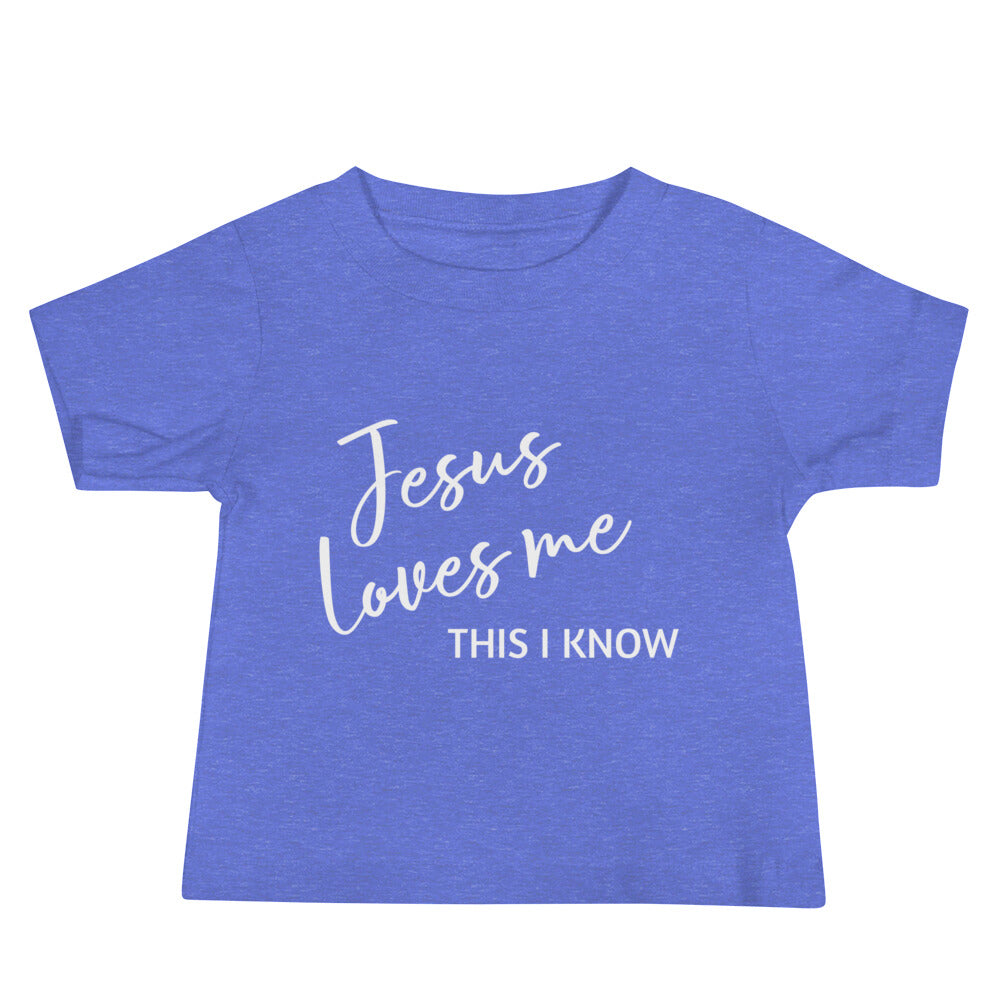 Jesus Loves Me Toddler/Baby Short Sleeve T-Shirt