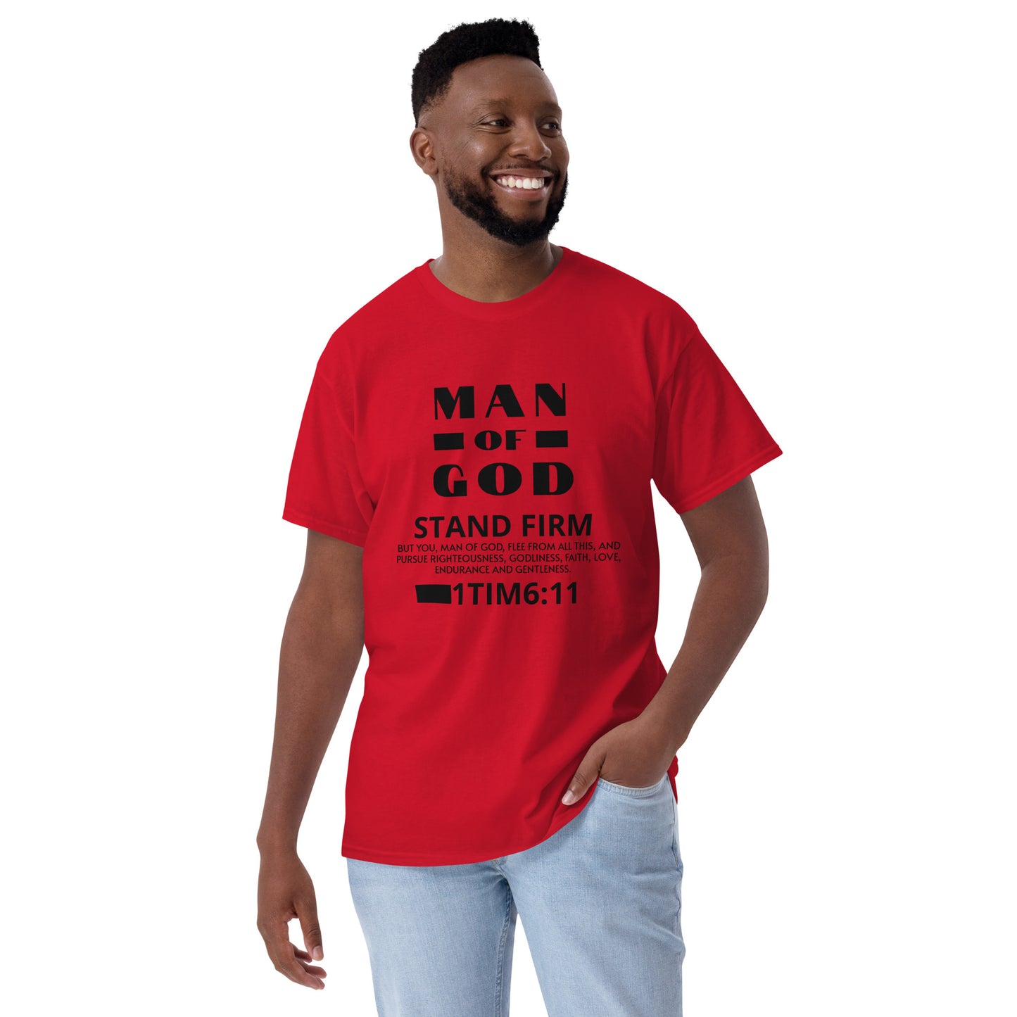 Man Of God Short Sleeve Men's T-Shirt