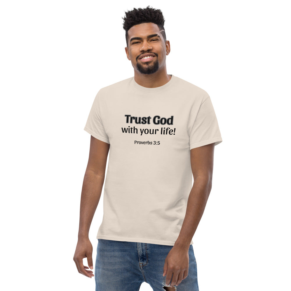 Trust God Men's Heavyweight T-Shirt