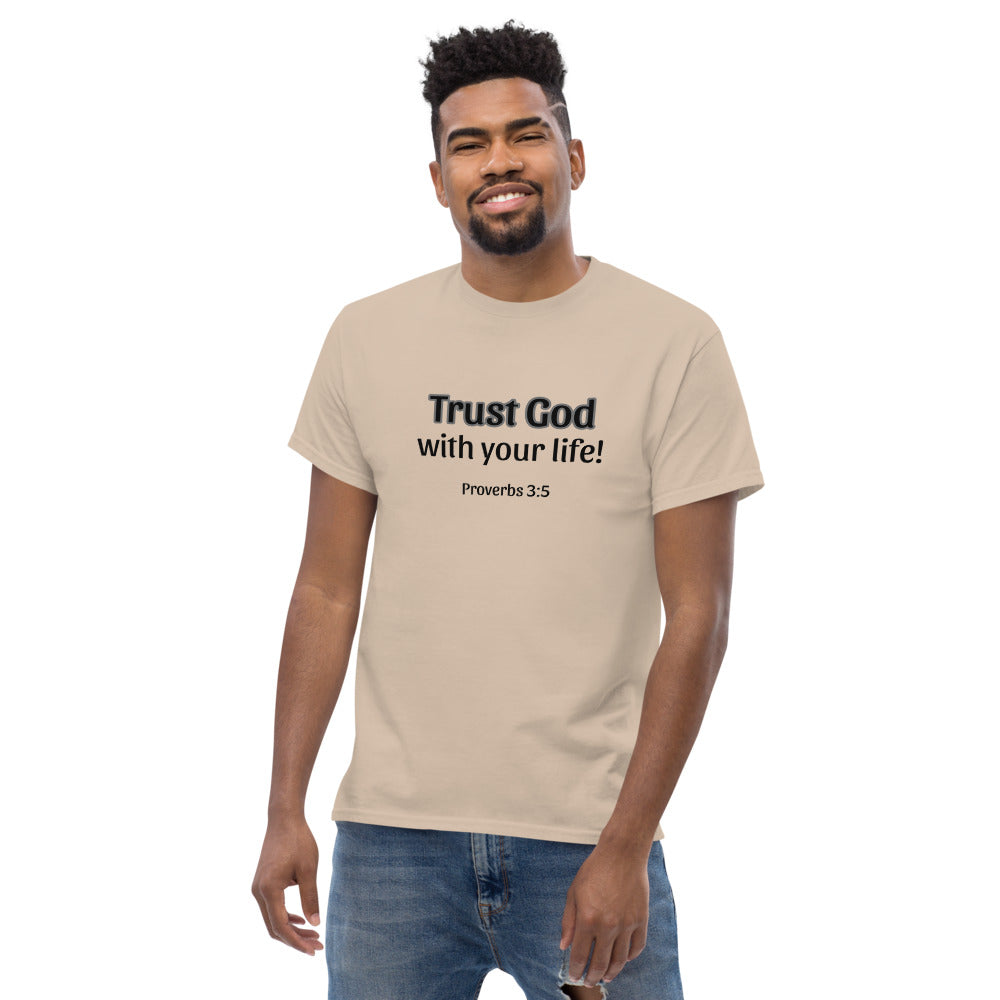 Trust God Men's Heavyweight T-Shirt