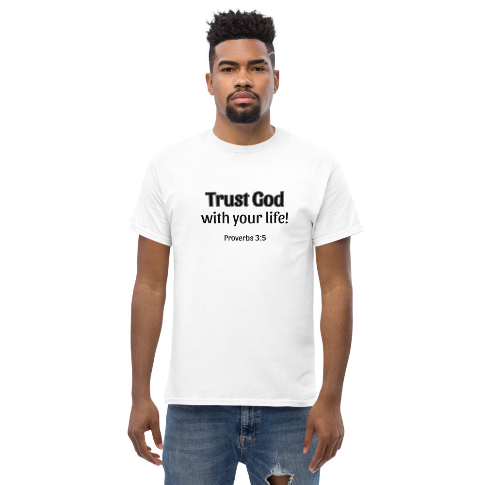 Trust God Men's Heavyweight T-Shirt