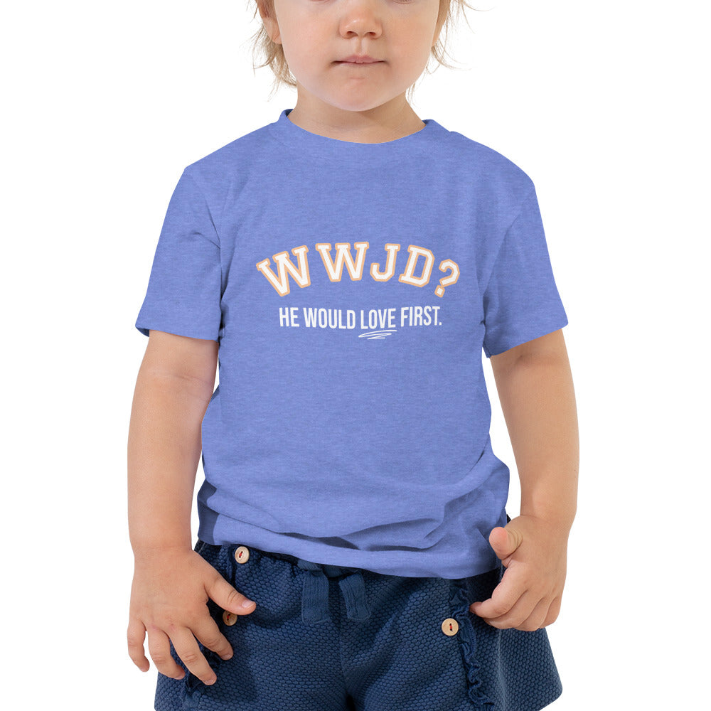 WWJD Toddler Short Sleeve T-Shirt