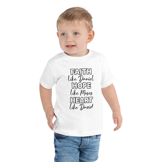 Faith Like Daniel Toddler Short Sleeve T-Shirt