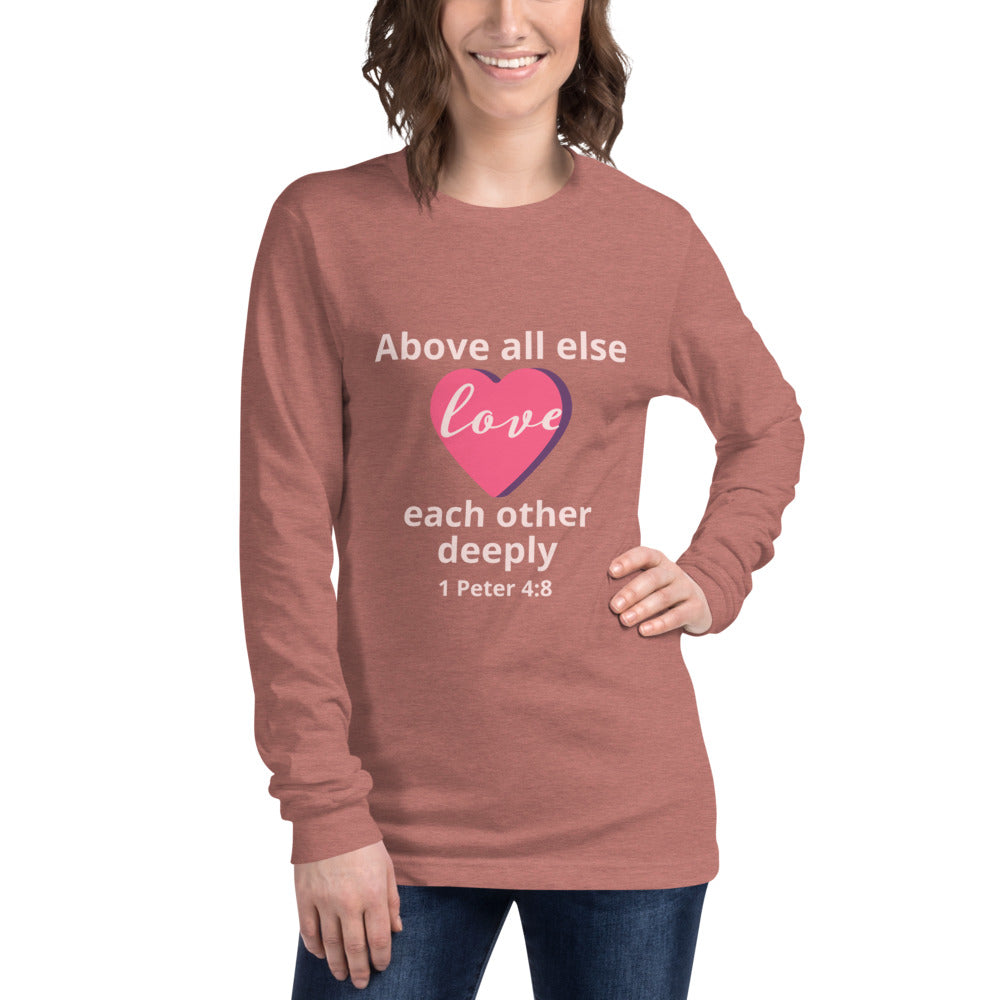 Love Long Sleeve Women's Shirt