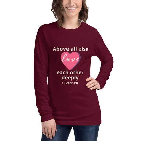 Love Long Sleeve Women's Shirt