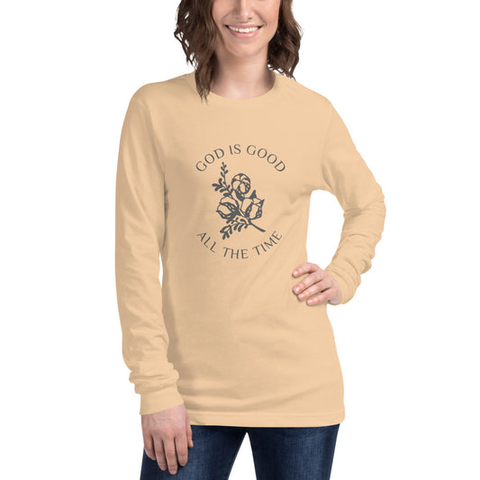 God Is Good Women's Long Sleeve Tee