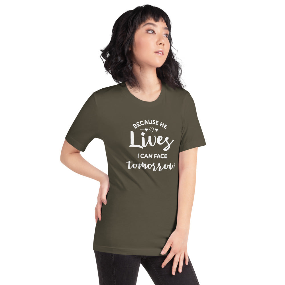 He Lives Short-Sleeve Women's T-Shirt