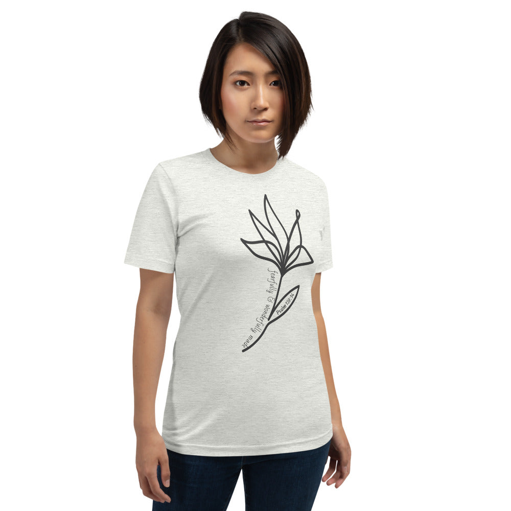 Fearfully Flower Short-Sleeve Women's T-Shirt