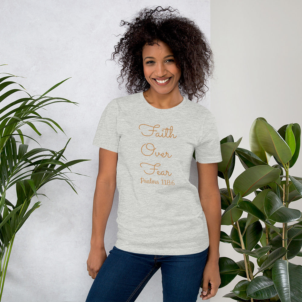 Women's Short Sleeve Faith Over Fear T-Shirt