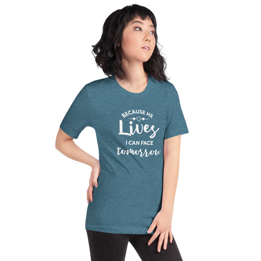 He Lives Short-Sleeve Women's T-Shirt