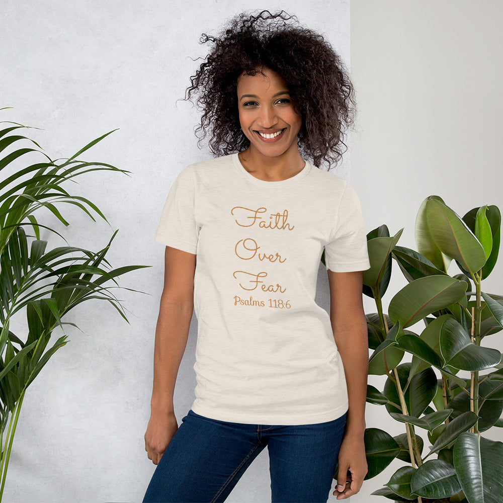 Women's Short Sleeve Faith Over Fear T-Shirt