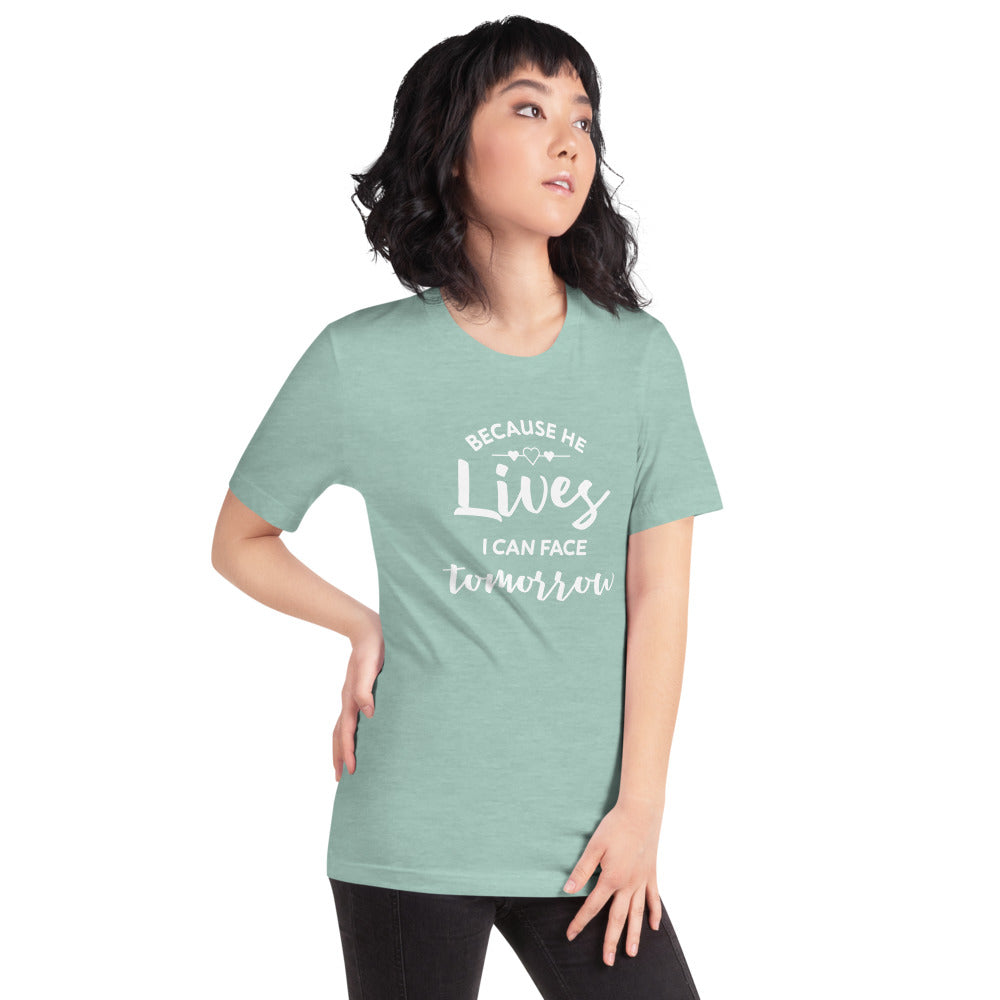 He Lives Short-Sleeve Women's T-Shirt