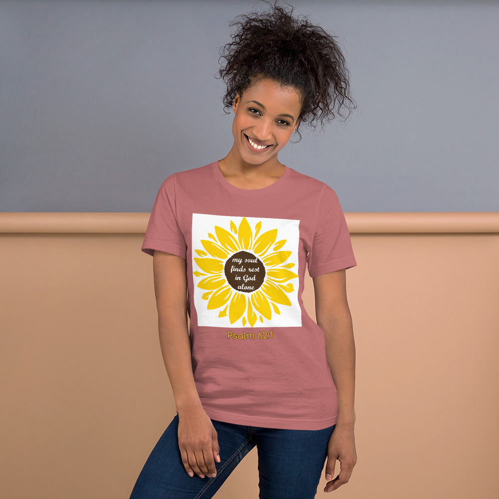 Women's Short-Sleeve Sunflower T-Shirt