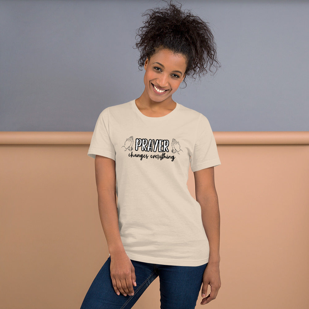 Prayer Changes Everything Short-Sleeve Women's T-Shirt