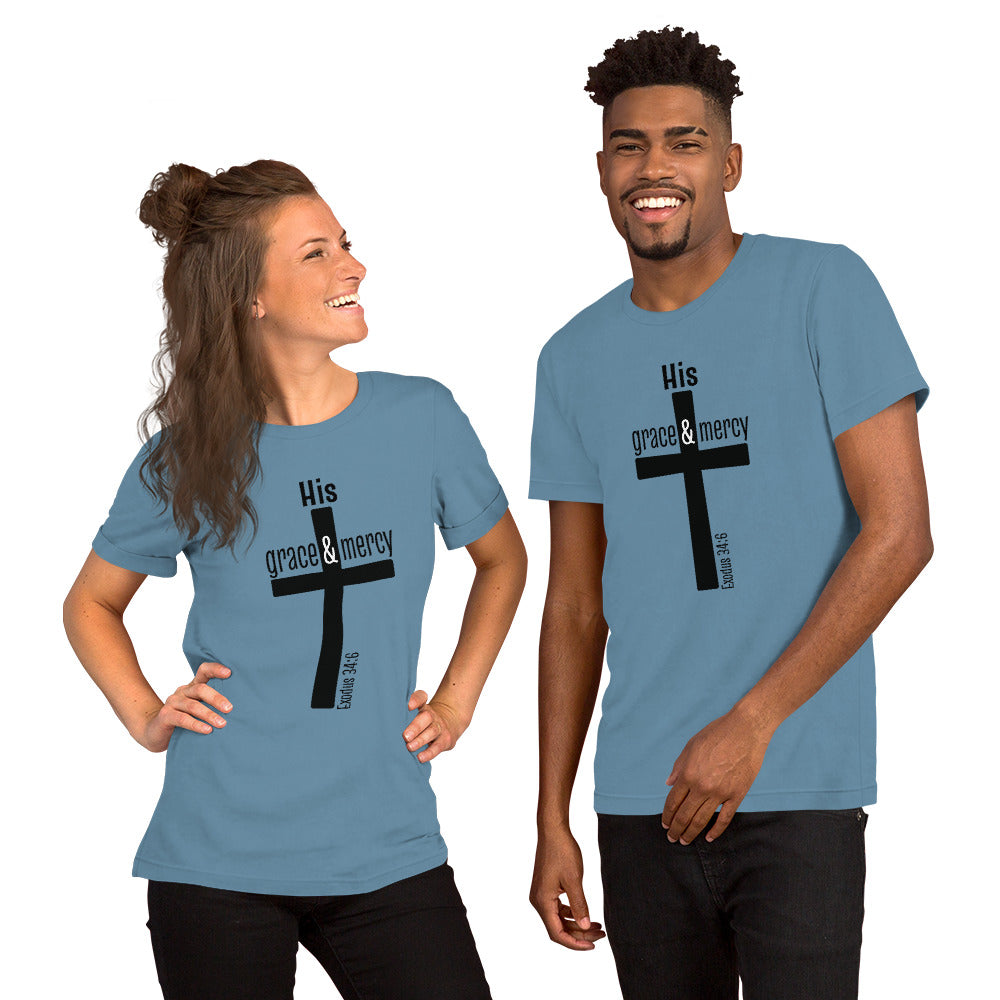 His Grace & Mercy Short-Sleeve Unisex T-Shirt