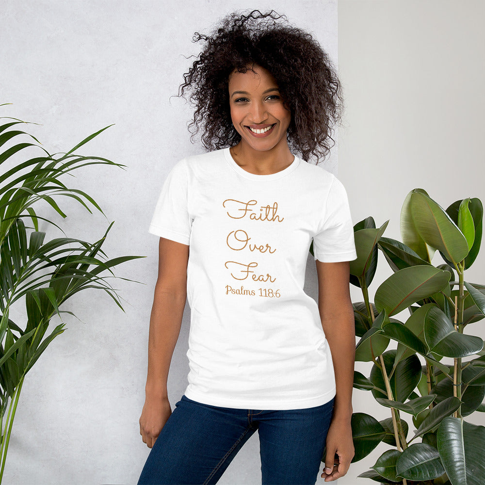 Women's Short Sleeve Faith Over Fear T-Shirt