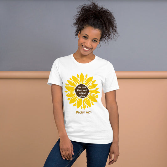 Women's Short-Sleeve Sunflower T-Shirt