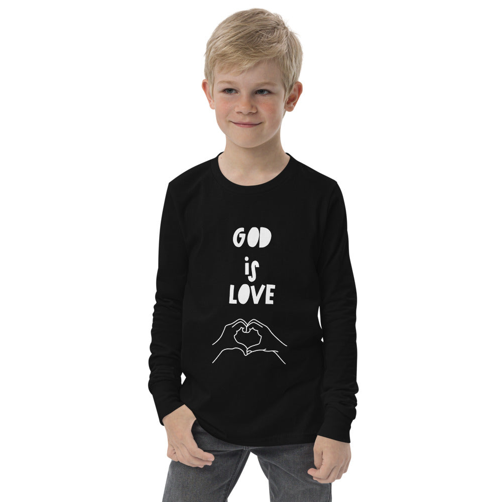 Youth Unisex Long Sleeve God Is Love T-Shirt
