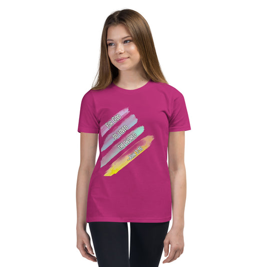 John 3:16 Youth Short Sleeve T-Shirt