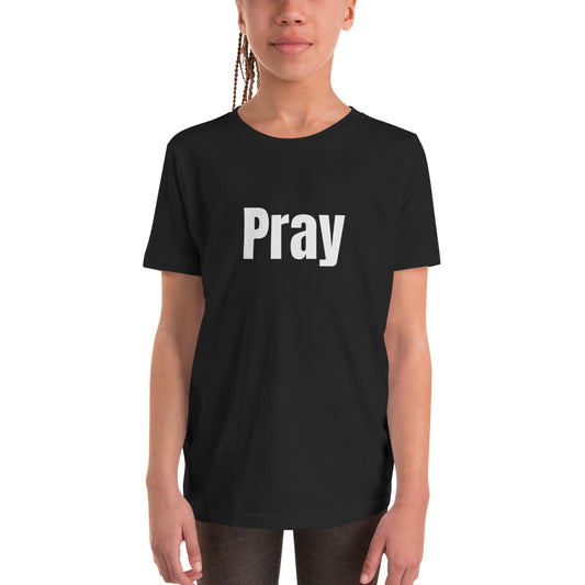 Youth Unisex Short Sleeve Pray T-Shirt