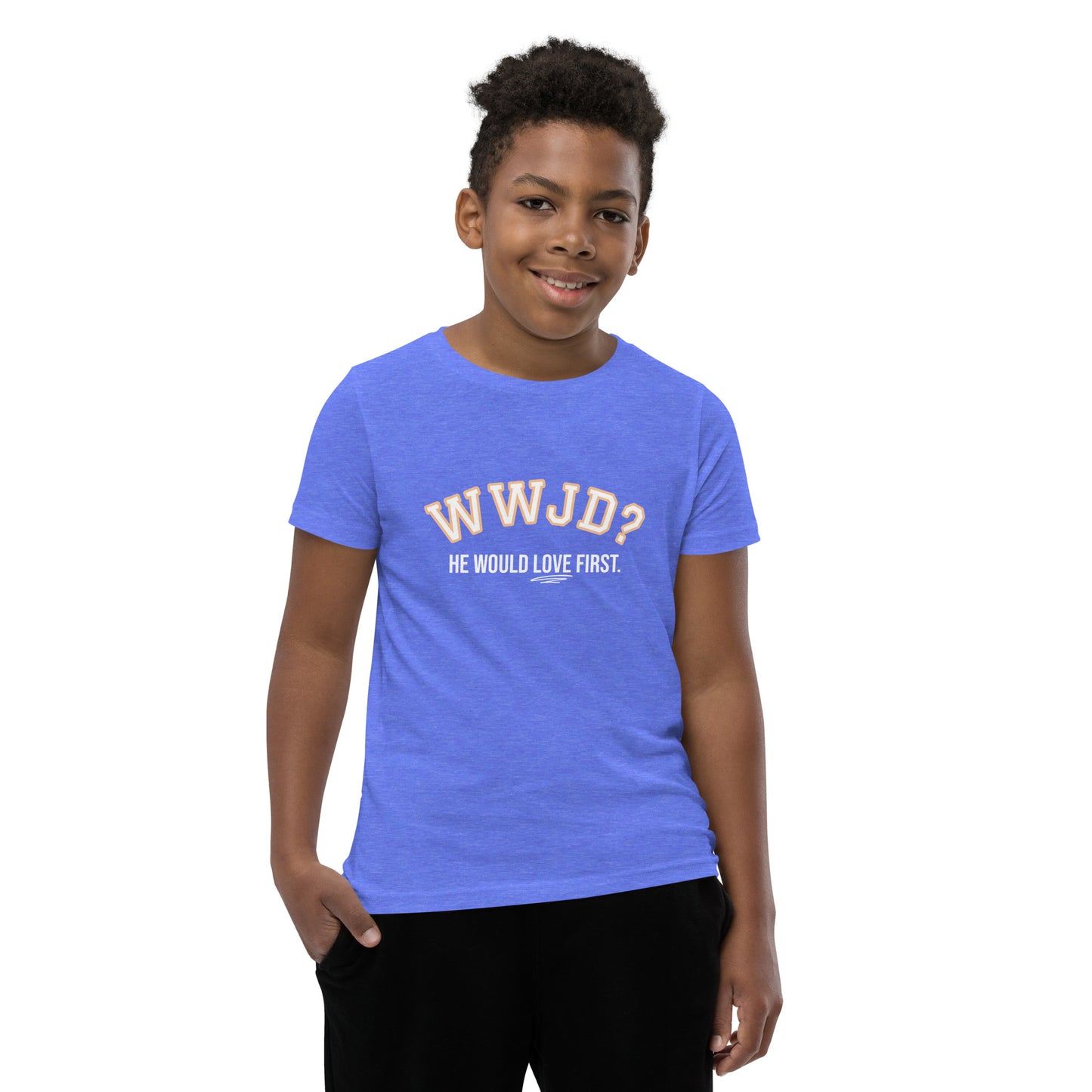 WWJD Youth Short Sleeve T-Shirt